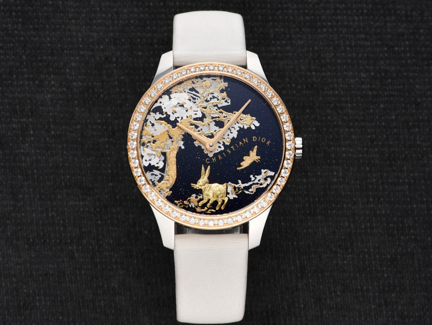 非常適合送給愛美女士的迪奧Grand Soir兔年特別款腕錶-谷歌SEO
